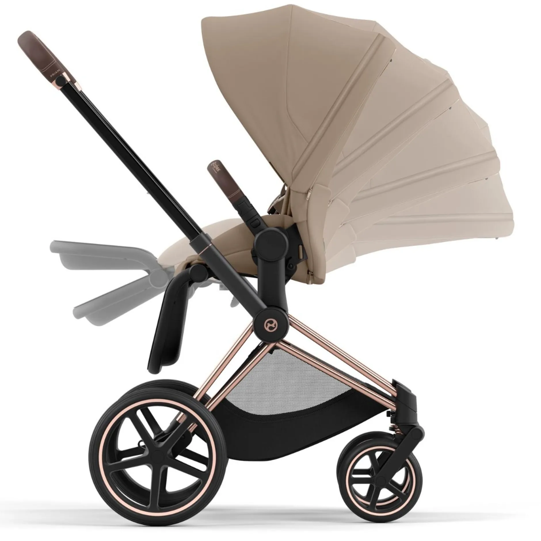 Kinderwagens*Cybex Priam4 compleet Rosegold Cozy Beige