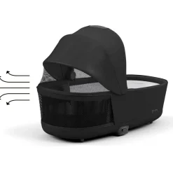 Reiswiegen*Cybex Priam4 Lux reiswieg Sepia Black