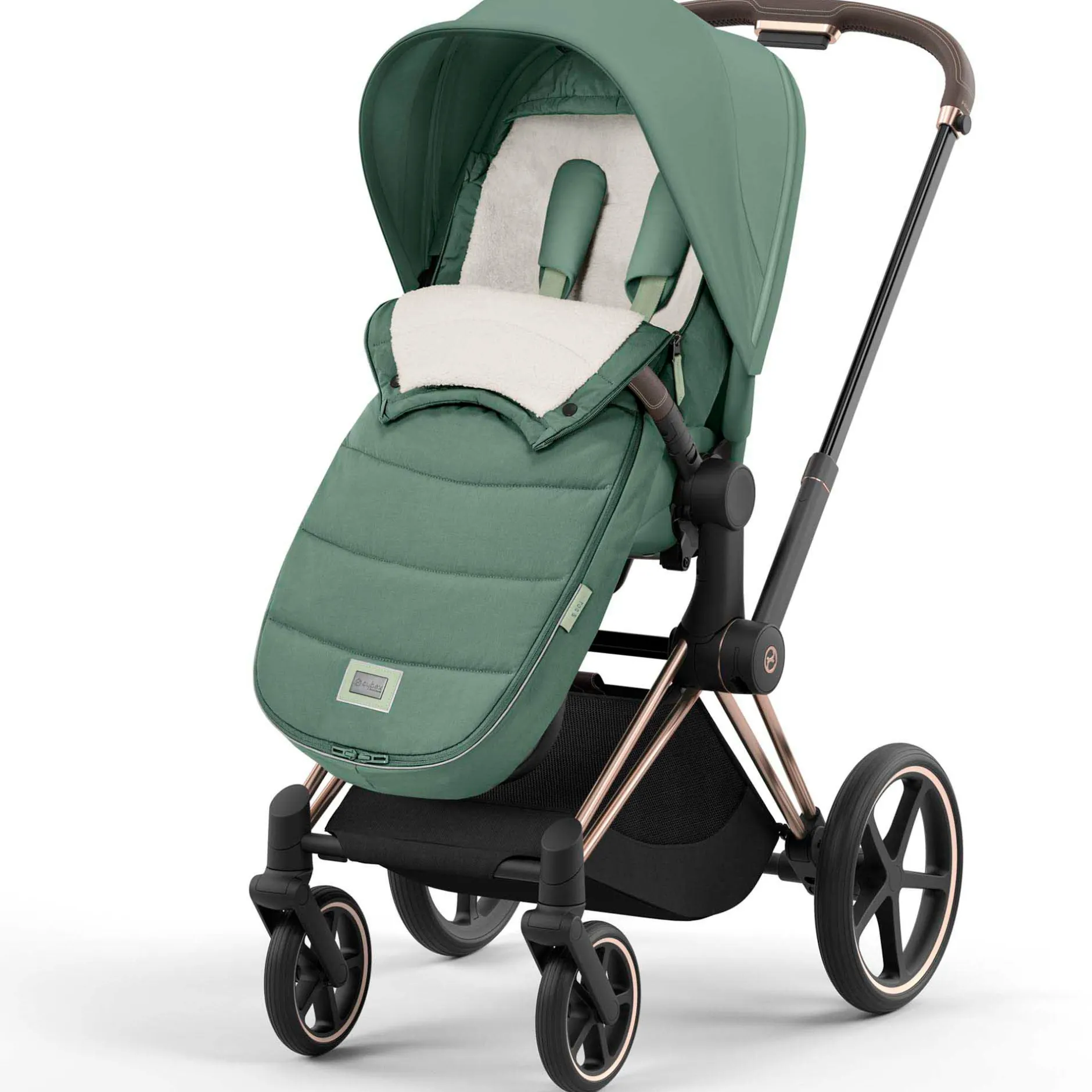 Voetenzakken|Voetenzakken*Cybex Priam voetenzak Leaf Green