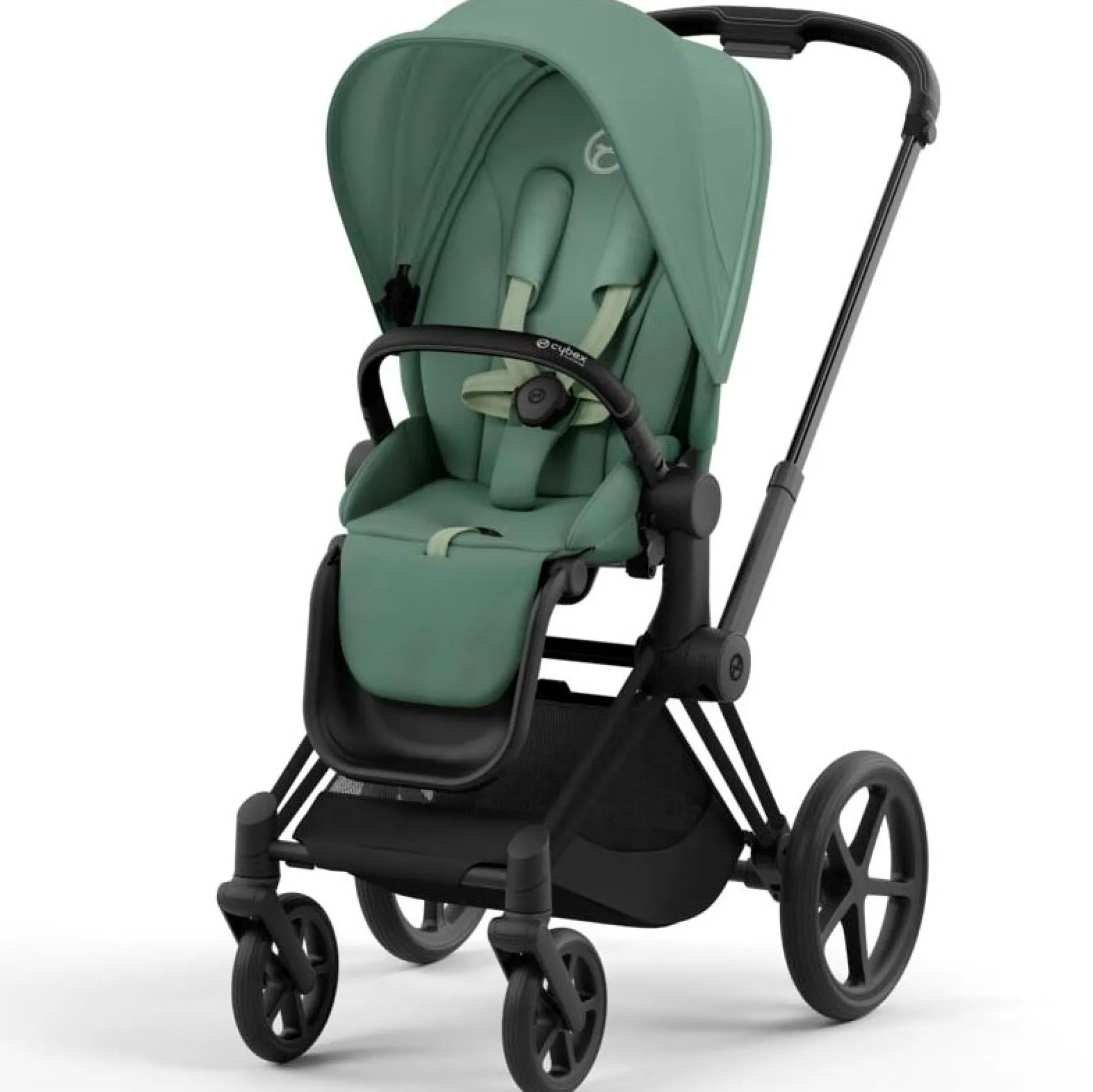 Zitjes*Cybex Priam4 zitbekleding Leaf Green