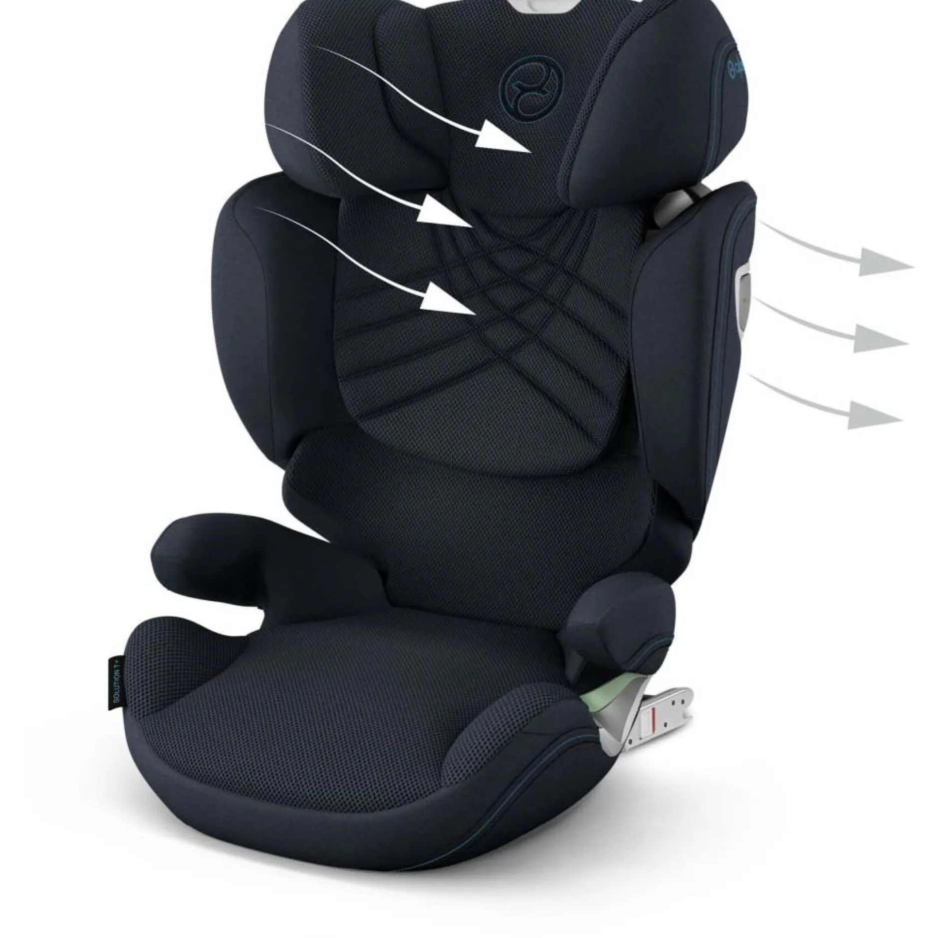 Autostoelen Groep 2/3*Cybex Solution T i-Fix Plus Nautical Blue