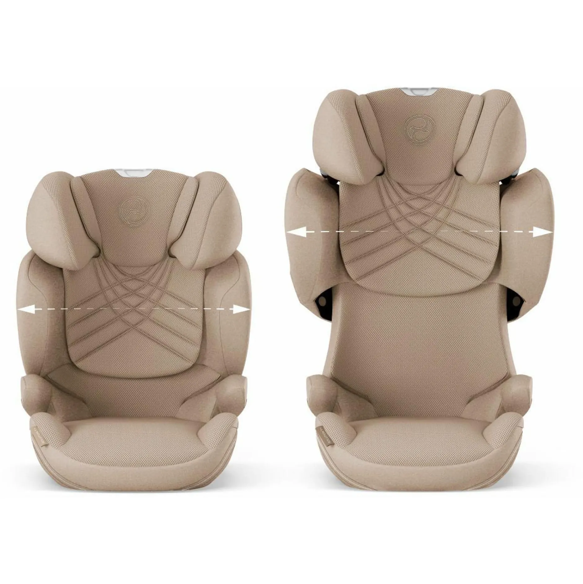 Autostoelen Groep 2/3*Cybex Solution T i-Fix Plus Cozy Beige
