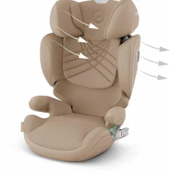 Autostoelen Groep 2/3*Cybex Solution T i-Fix Plus Cozy Beige