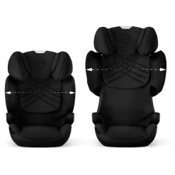Autostoelen Groep 2/3*Cybex Solution T i-Fix Plus Sepia Black
