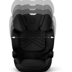 Autostoelen Groep 2/3*Cybex Solution T i-Fix Plus Sepia Black