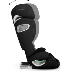 Autostoelen Groep 2/3*Cybex Solution T i-Fix Plus Sepia Black