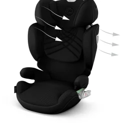 Autostoelen Groep 2/3*Cybex Solution T i-Fix Plus Sepia Black
