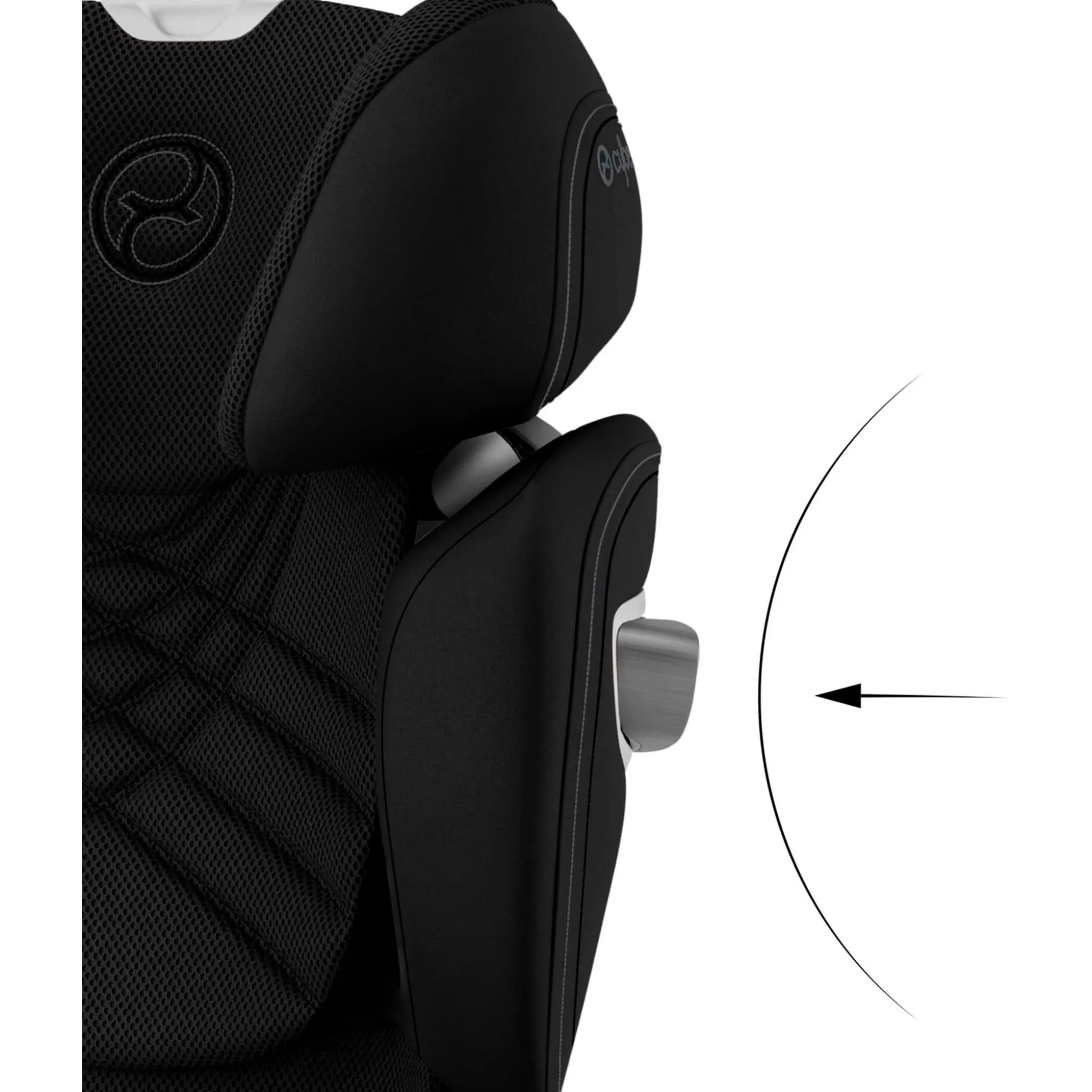 Autostoelen Groep 2/3*Cybex Solution T i-Fix Plus Sepia Black