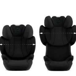 Autostoelen Groep 2/3*Cybex Solution T i-Fix Sepia Black
