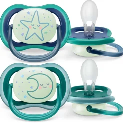 Fopspenen|Fopspenen & Accessoires*Philips Avent De Ultra Air Night 6-18mnd 2-pack Multi