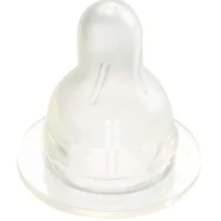 Flesspenen*Difrax 1-2-3 doseerspeen Natural - 2 stuks transparant
