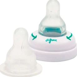 Flesspenen*Difrax 1-2-3 Doseerspeen XS smal - 2 stuks naturel