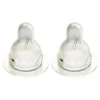 Flesspenen*Difrax flessenspeen Natural maat Small - 2 stuks transparant