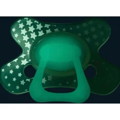 Fopspenen|Fopspenen & Accessoires*Difrax fopspeen glow in the dark 12 maanden Onbehandeld/Naturel
