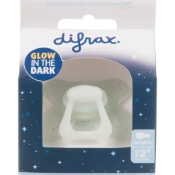 Fopspenen|Fopspenen & Accessoires*Difrax fopspeen glow in the dark 12 maanden Onbehandeld/Naturel