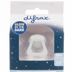 Fopspenen|Fopspenen & Accessoires*Difrax fopspeen glow in the dark 20+ maanden Onbehandeld/Naturel
