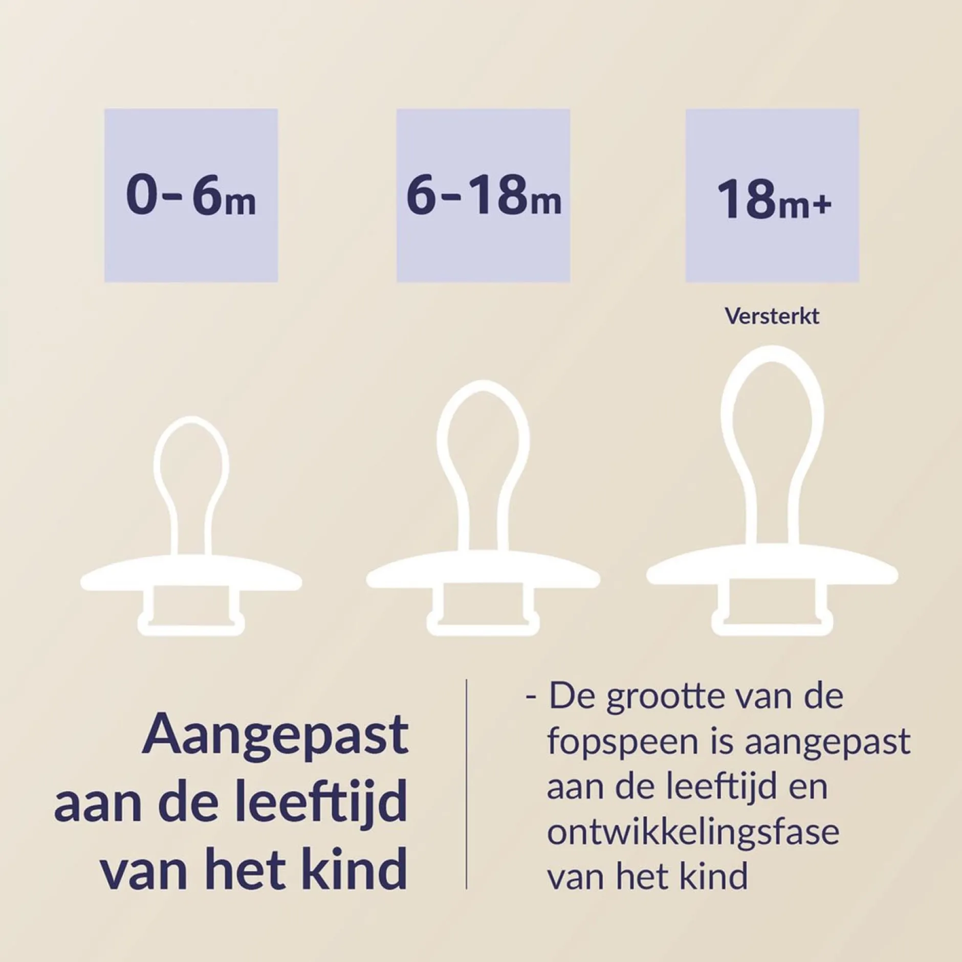 Fopspenen|Fopspenen & Accessoires*Difrax fopspeen LOVI 0-6 maanden Beigebrown
