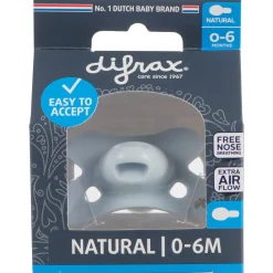 Fopspenen|Fopspenen & Accessoires*Difrax fopspeen Natural Pure 0-6 maanden Blue