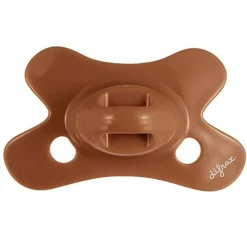 Fopspenen|Fopspenen & Accessoires*Difrax fopspeen Natural Pure 0-6 maanden Brown