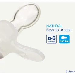 Fopspenen|Fopspenen & Accessoires*Difrax fopspeen Natural Pure 0-6 maanden Brown
