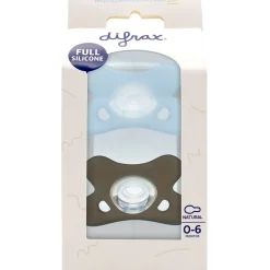 Fopspenen|Fopspenen & Accessoires*Difrax Fopspeen natural siliconen 0-6M Blue Sky