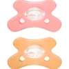 Fopspenen|Fopspenen & Accessoires*Difrax Fopspeen natural siliconen 6-12M Dark Coral Pink