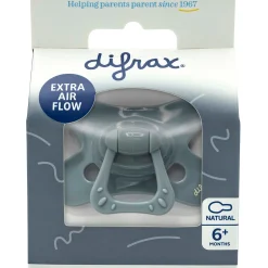Fopspenen|Fopspenen & Accessoires*Difrax fopspeen Pure 6+ mnd Stonegrey