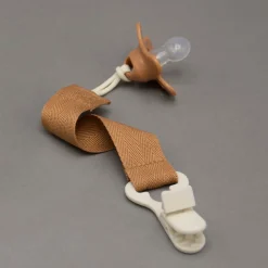 Speenkoorden|Fopspenen & Accessoires*Difrax fopspeenkoord bruin