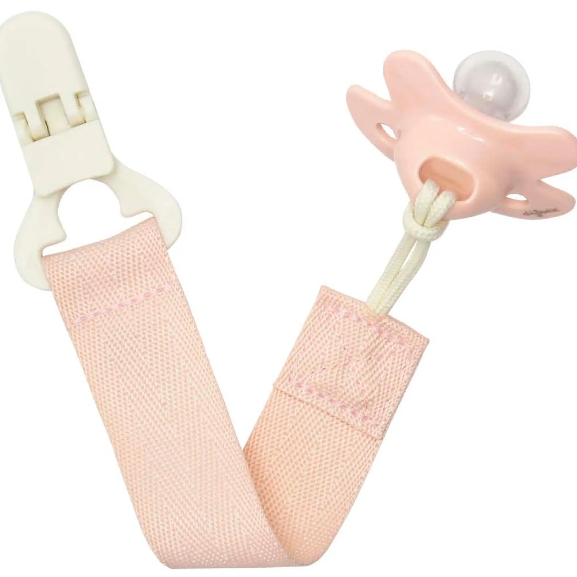 Speenkoorden|Fopspenen & Accessoires*Difrax fopspeenkoord roze