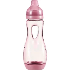 Flesjes*Difrax handgreep fles 240ml roze