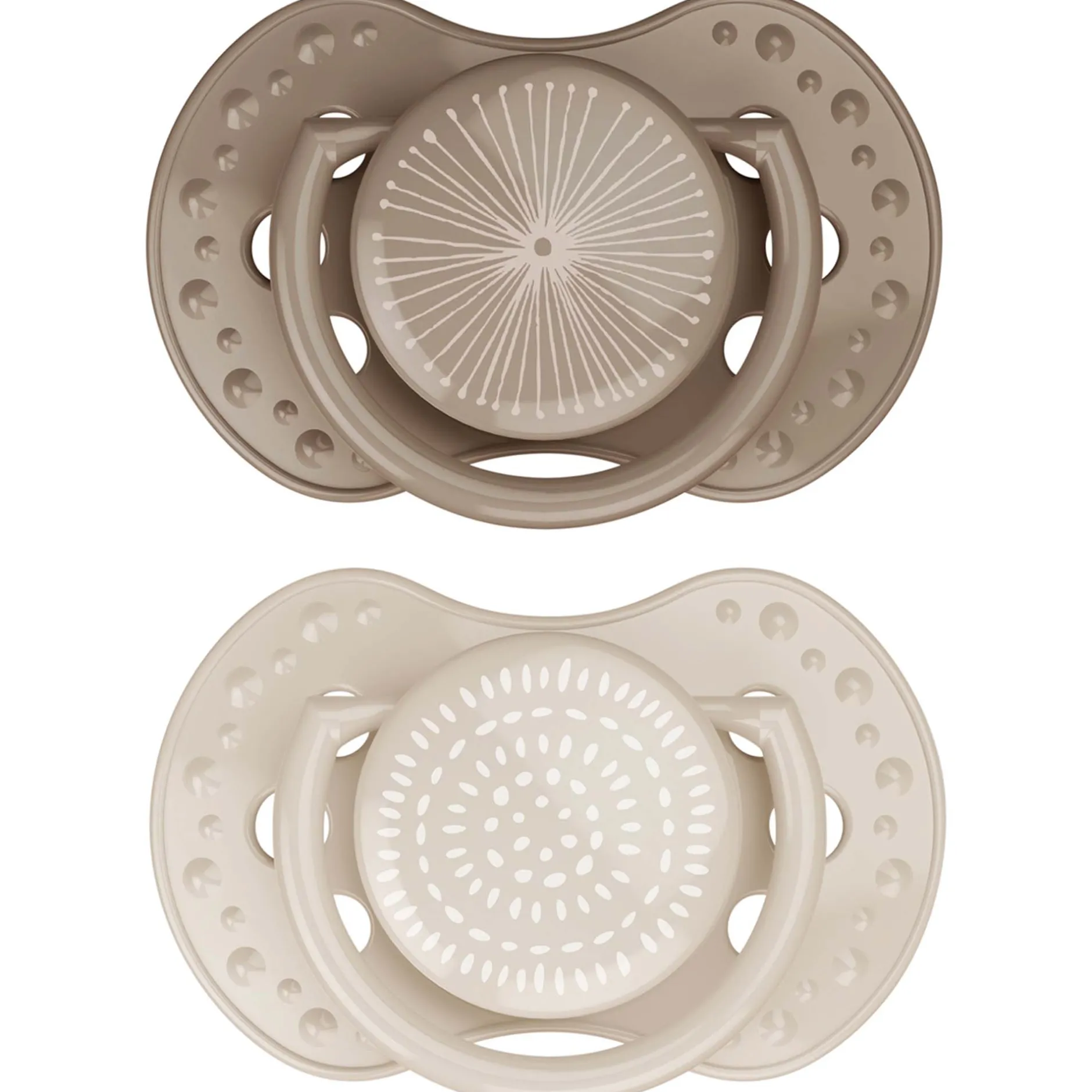 Fopspenen|Fopspenen & Accessoires*Difrax LOVI Fopspeen 18+M Harmony Beigebrown