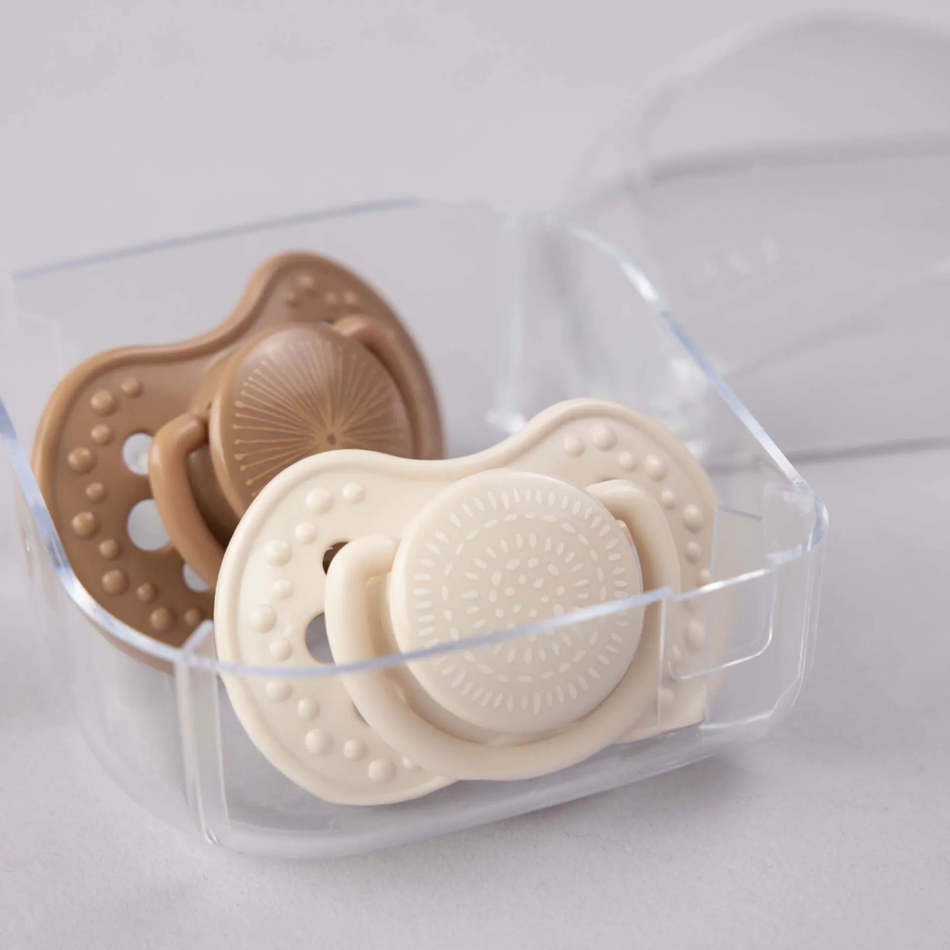 Fopspenen|Fopspenen & Accessoires*Difrax LOVI Fopspeen 18+M Harmony Beigebrown
