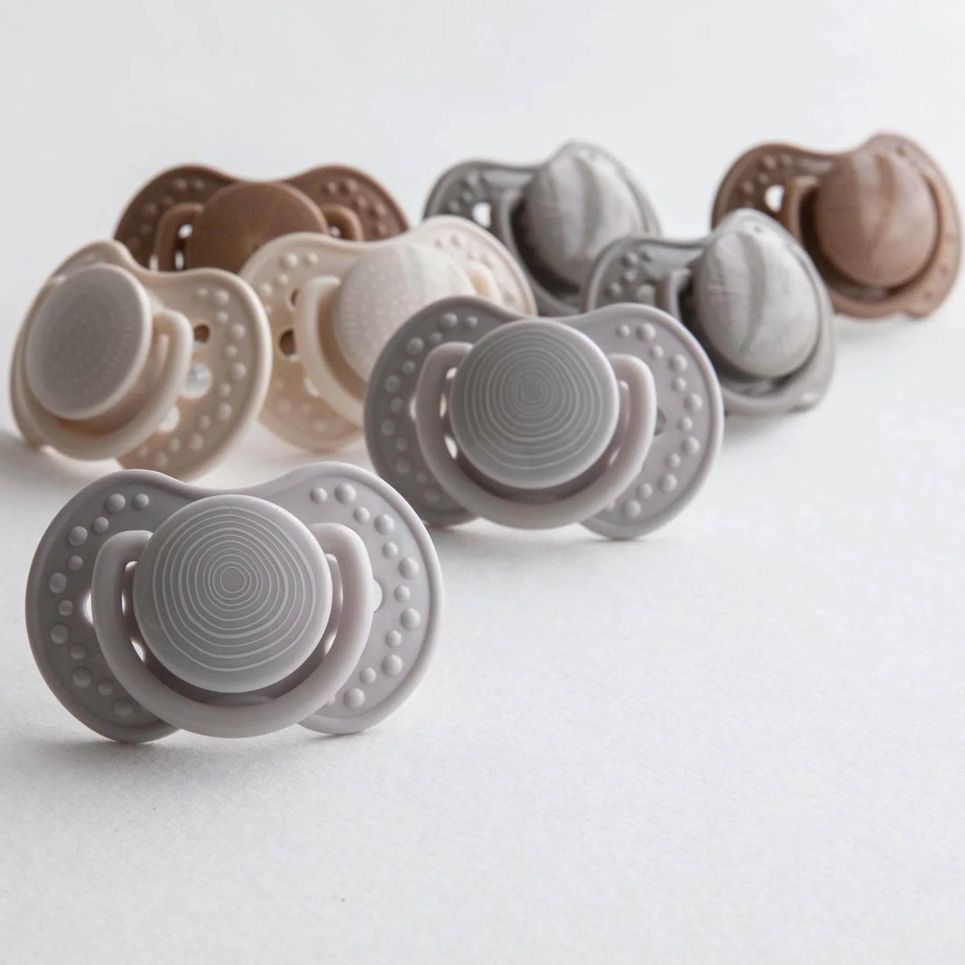 Fopspenen|Fopspenen & Accessoires*Difrax LOVI Fopspeen 18+M Harmony Grey