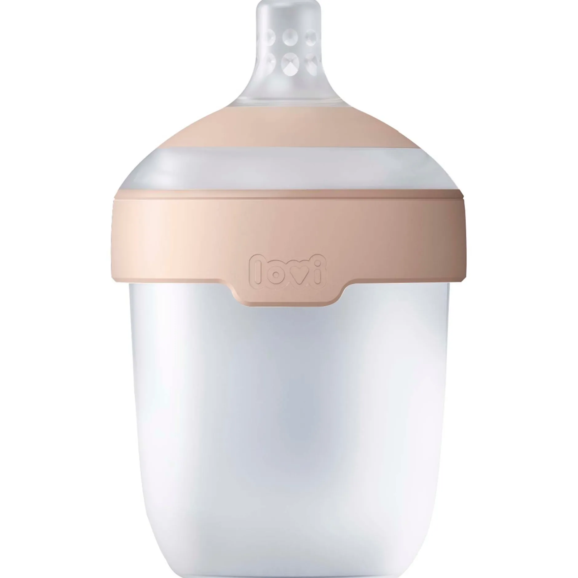 Flesjes*Difrax LOVI Mammafeel fles 150 ml roze