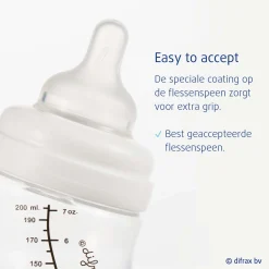 Flesjes*Difrax papfles XL transparant