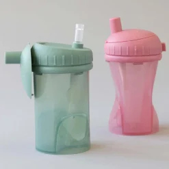 Drinkbekers*Difrax rietjesbeker roze