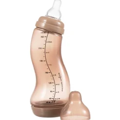 Flesjes*Difrax S-fles Anti-colic - natural 250ml bruin
