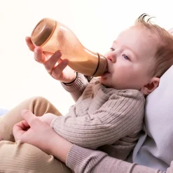 Flesjes*Difrax S-fles Anti-colic - natural 250ml bruin