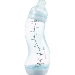 Flesjes*Difrax S-fles Anti-colic - natural 250ml blauw