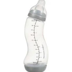 Flesjes*Difrax S-fles Natural 1-2-3 doseerfles 250ml grijs
