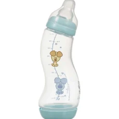 Flesjes*Difrax s-fles smal Woezel & Pip 250ml transparant