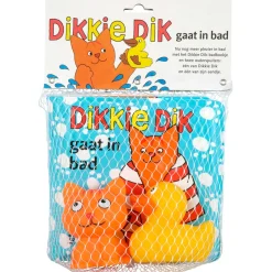 Kinderboeken|Badspeelgoed*DikkieDik Dikkie Dik gaat in bad+speeltje Multi