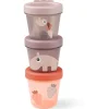 Melkpoedertorens & Bewaarbakjes*Done By Deer Bewaarbakjes 3-pack roze