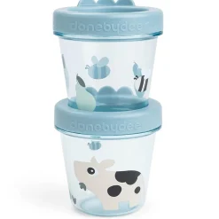 Bakjes & Kommen*Done By Deer bewaarbakjes 2 stuks blauw