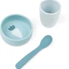 Serviesset*Done By Deer First Meal Eetset blauw