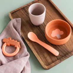 Serviesset*Done By Deer First Meal Eetset oranje