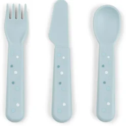Kinderbestek*Done By Deer Foodie Bestekset blauw