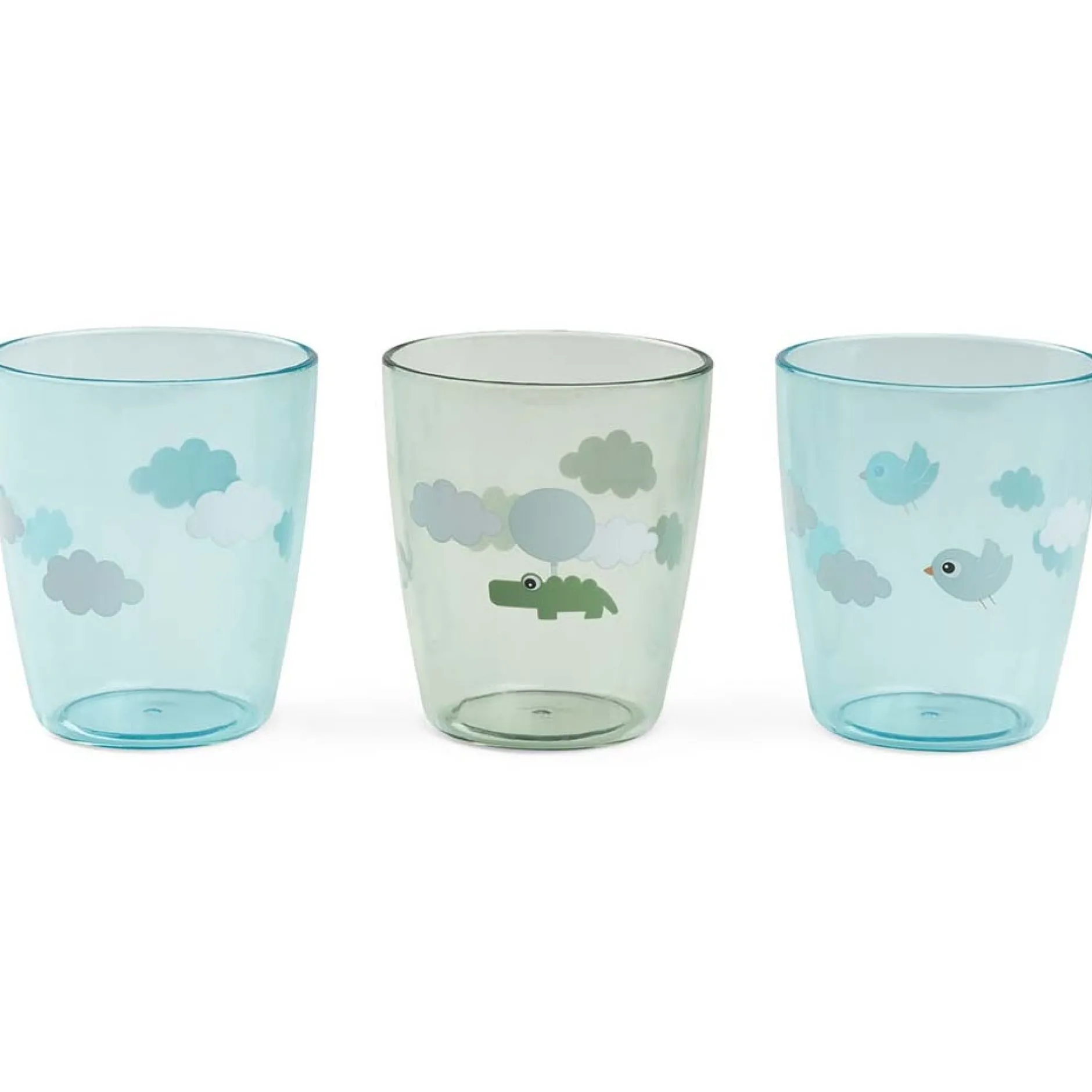 Bekers & Glazen*Done By Deer Mini Glazen 3-pack groen