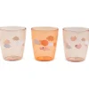 Bekers & Glazen*Done By Deer Mini Glazen 3-pack oranje