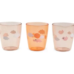 Bekers & Glazen*Done By Deer Mini Glazen 3-pack oranje
